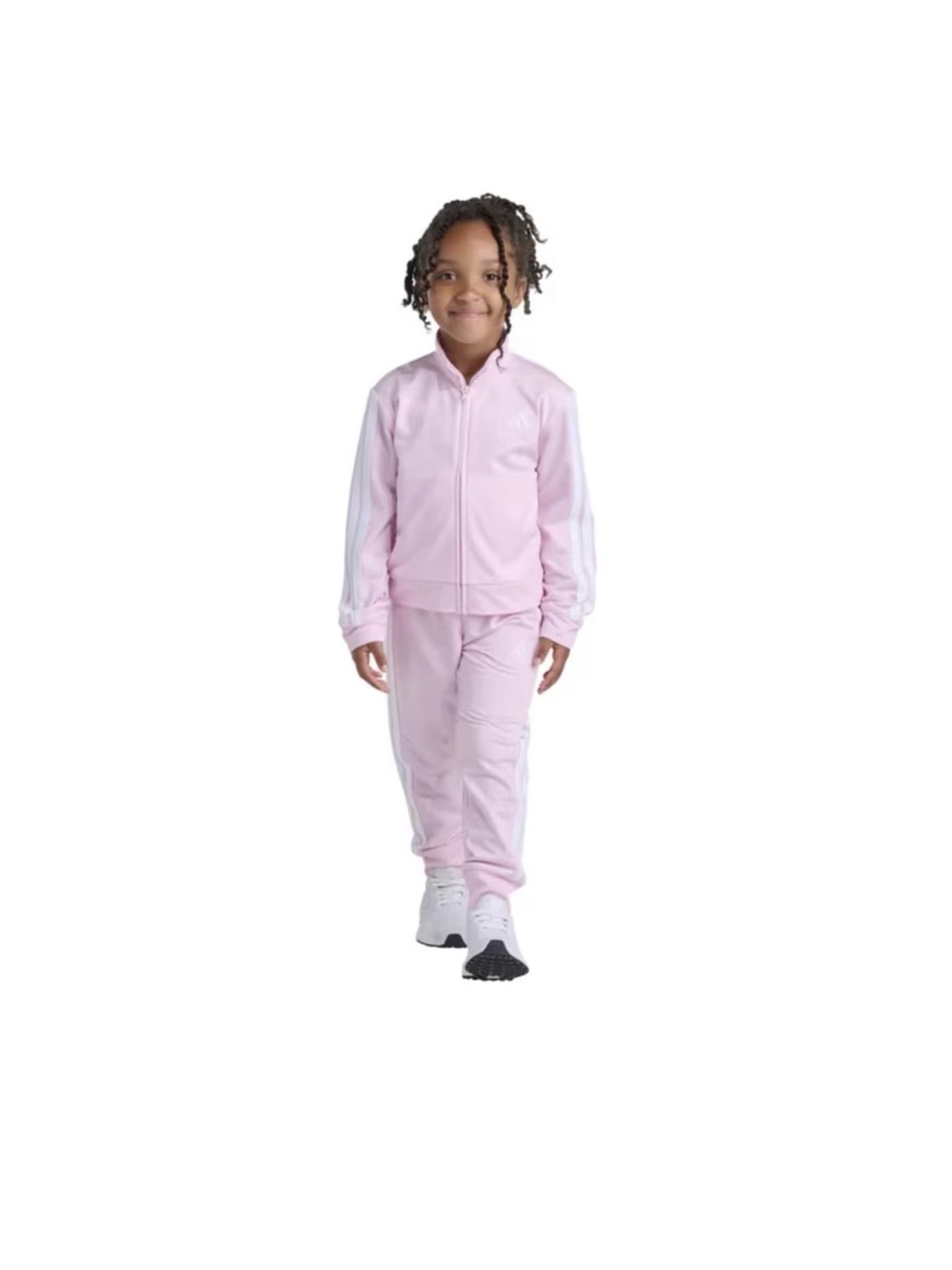 adidas Kids Light Pink Track Jacket & Jogger Set